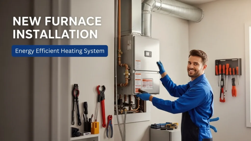 New heating system installation in Arizona home