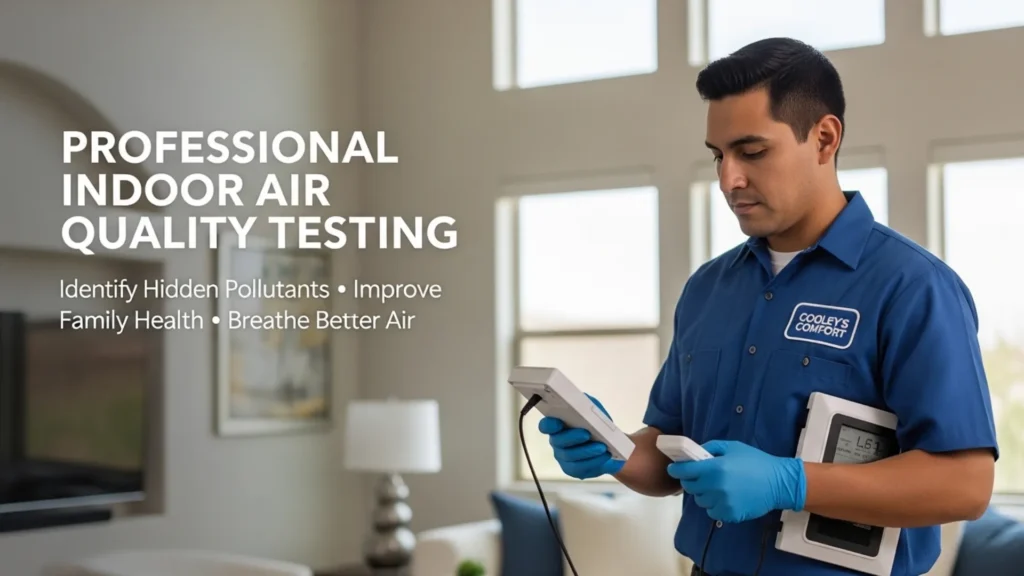 indoor air quality testing service in Arizona home