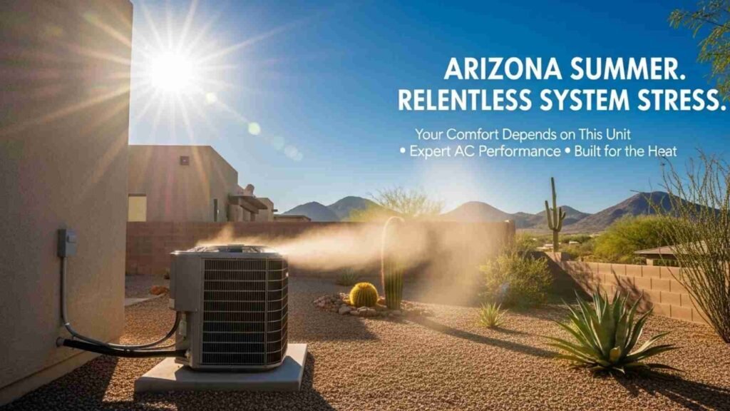 air conditioning unit in Anthem Arizona heat
