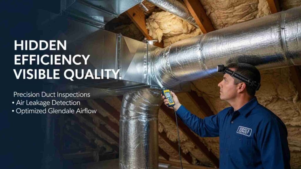 ductwork inspection in Glendale AZ home