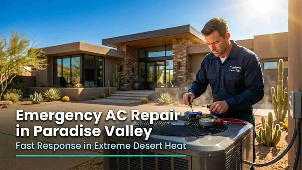 AC repair service in Paradise Valley Arizona hot weather
