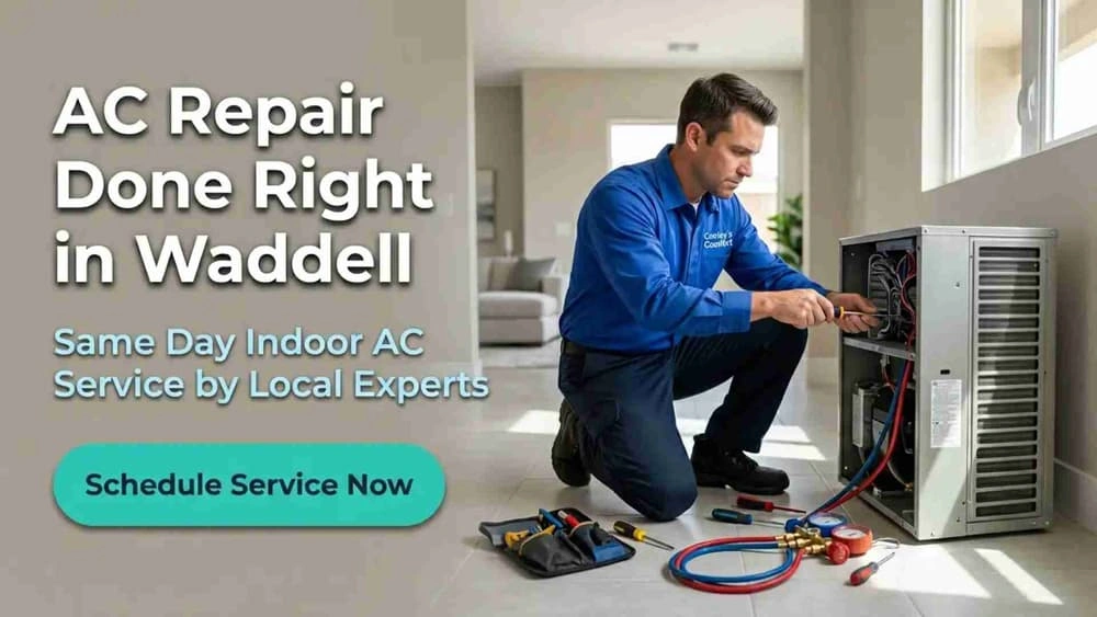 AC repair service in Waddell Arizona inside residential home
