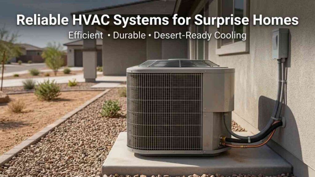 air conditioning system installed at home in Surprise Arizona