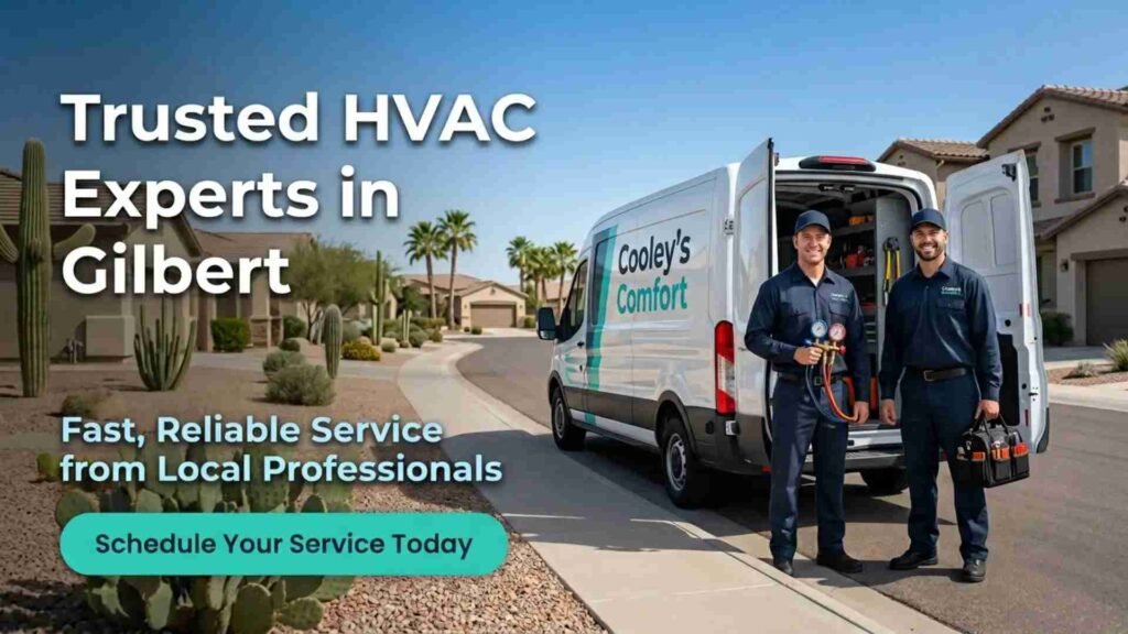 HVAC company team serving Gilbert AZ