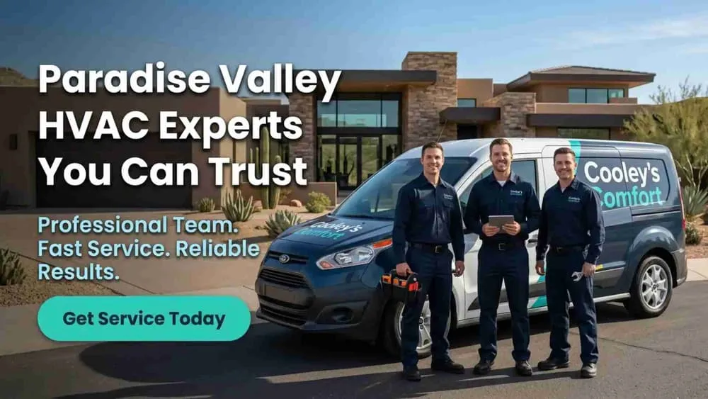 HVAC team providing service in Paradise Valley AZ neighborhood