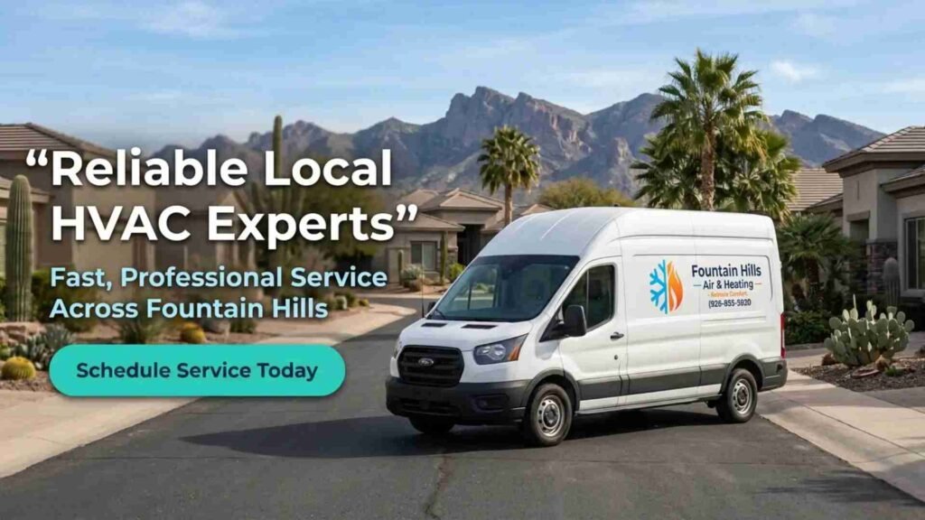 residential HVAC system in Fountain Hills Arizona home